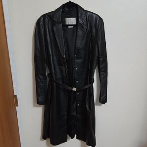 Vintage Nine West Black Leather Jacket